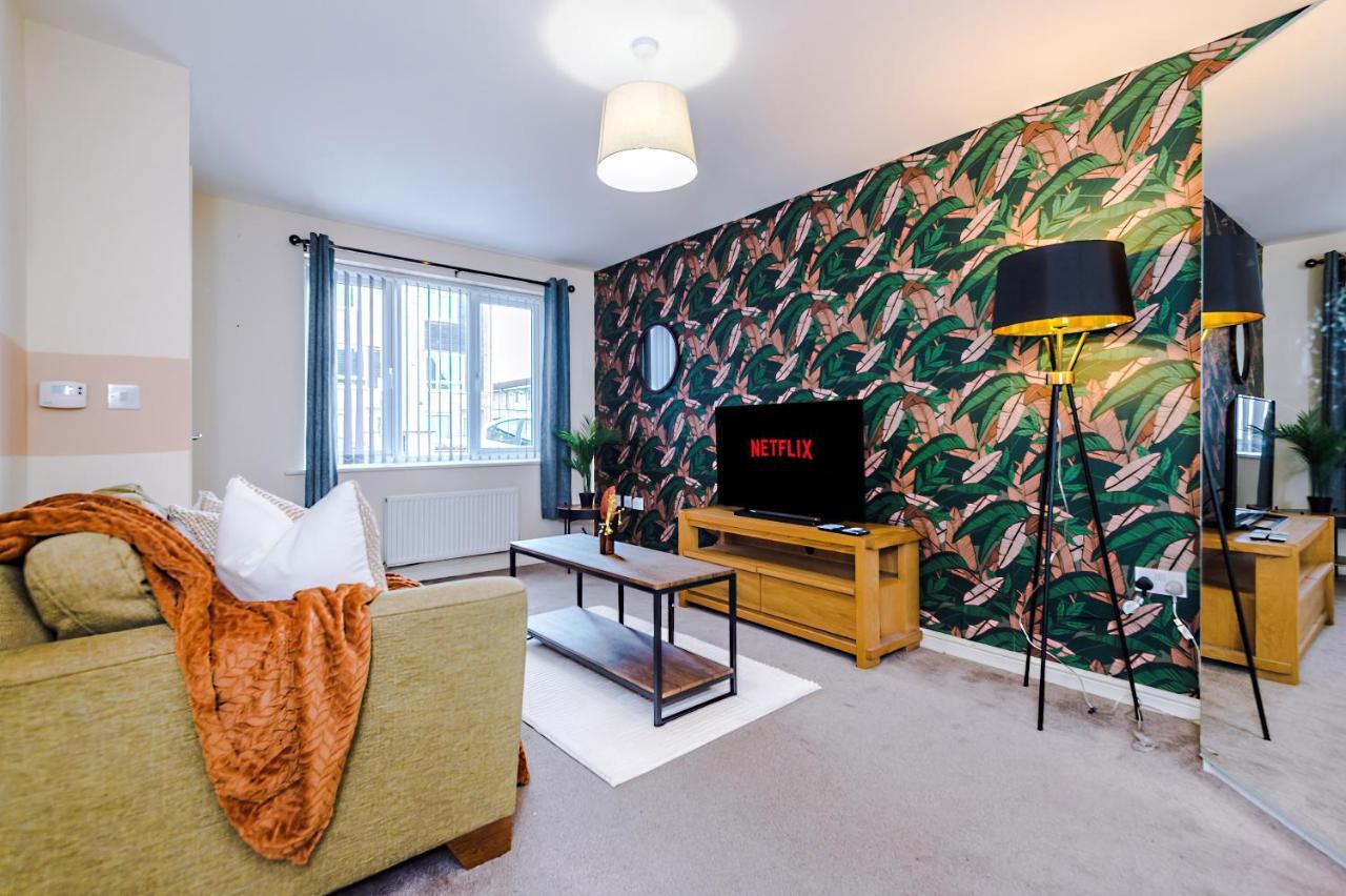 Chic 2 Bed House With Garden & Free Parking Villa Manchester Exterior foto